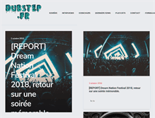 Tablet Screenshot of dubstep.fr
